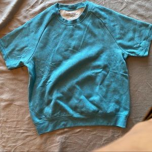 Short sleeve sweatshirt